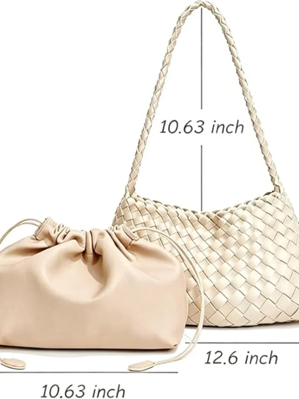 Woven Shoulder Hobo Bag - NWOT